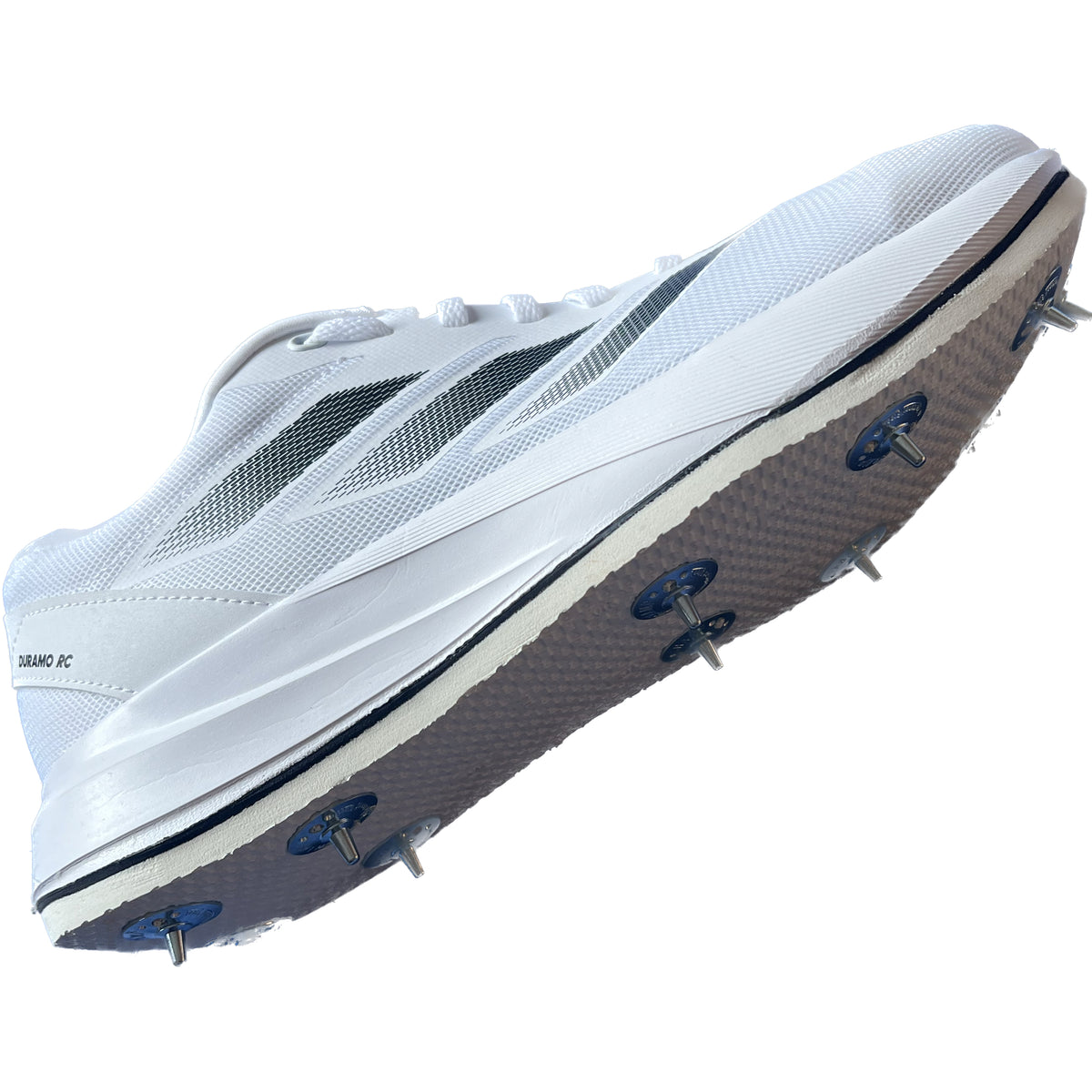 Pre-Spiked Adidas Duramo RC Men's Trainers Cricket Shoes