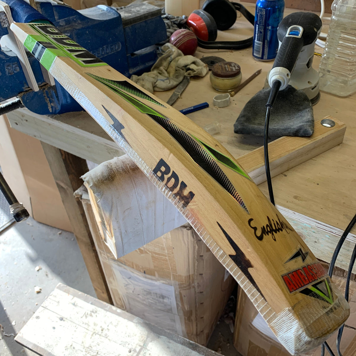 Cricket Bat Weight Reduction Service