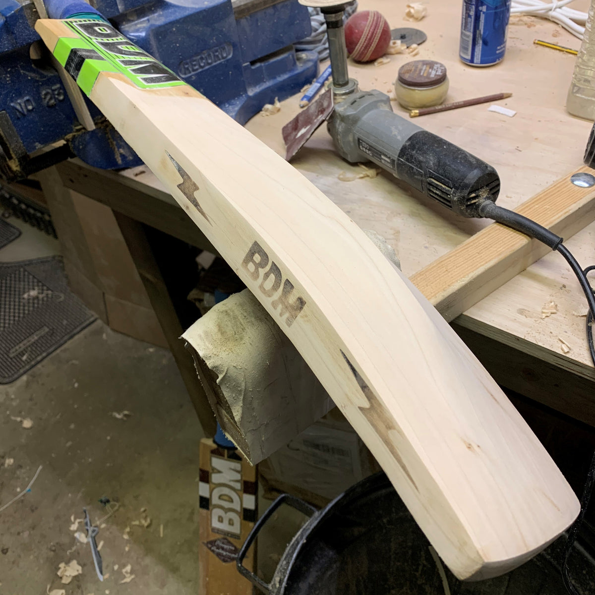 Cricket Bat Weight Reduction Service
