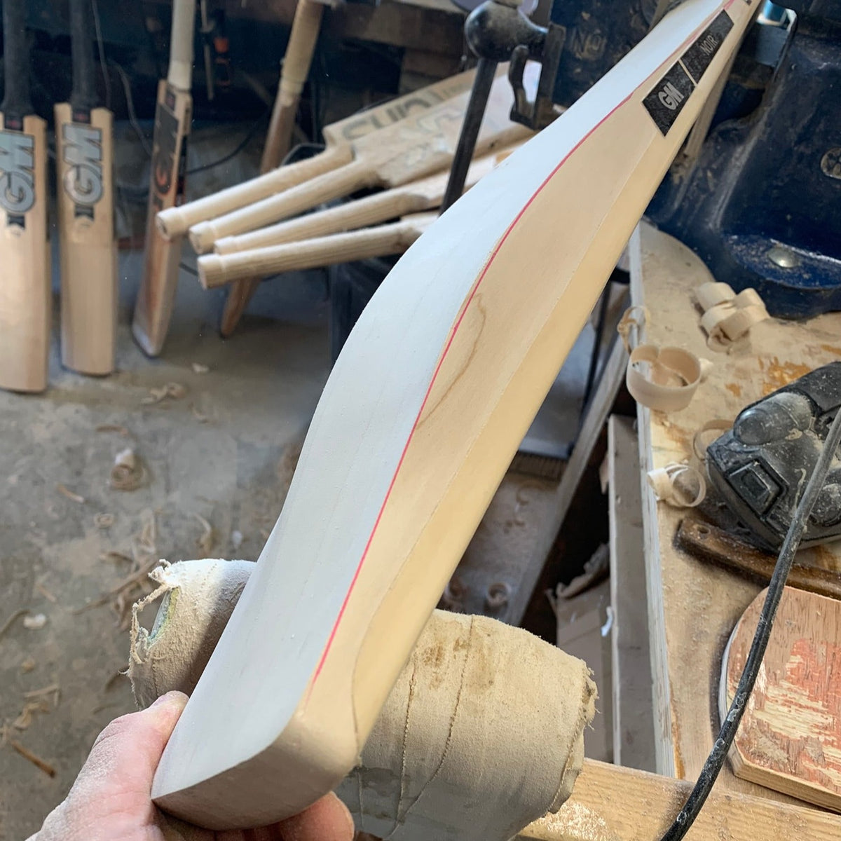 Cricket Bat Weight Reduction Service