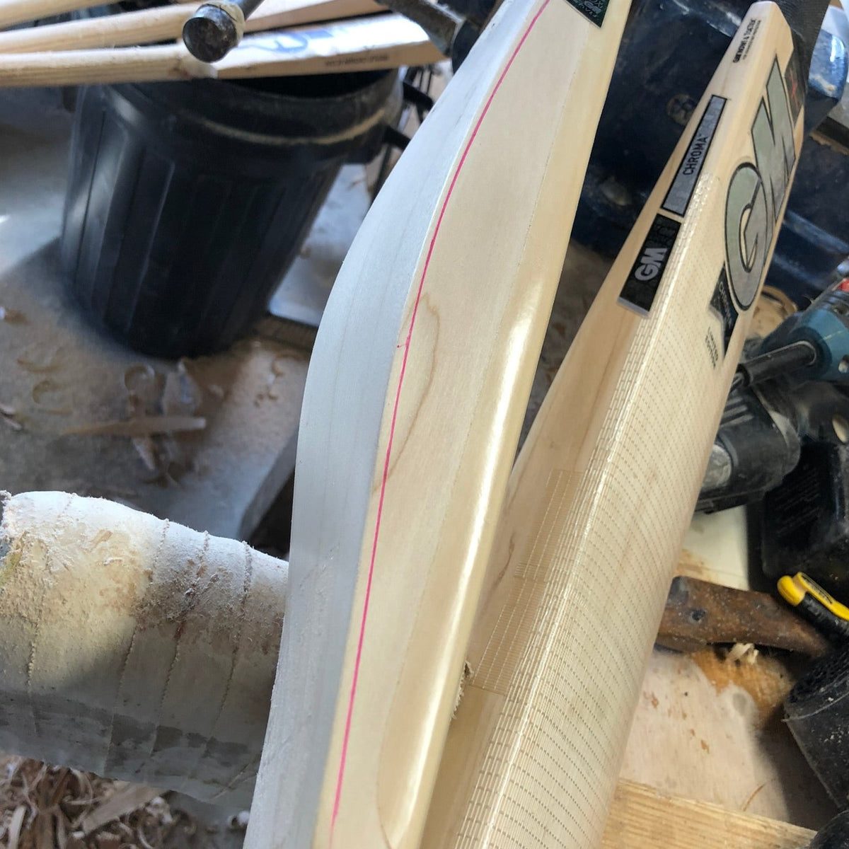 Cricket Bat Weight Reduction Service