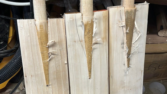 How to Make a Cricket Bat from a Part Made English Willow ClHow to Make a Cricket Bat from a Part Made English Willow Cleft