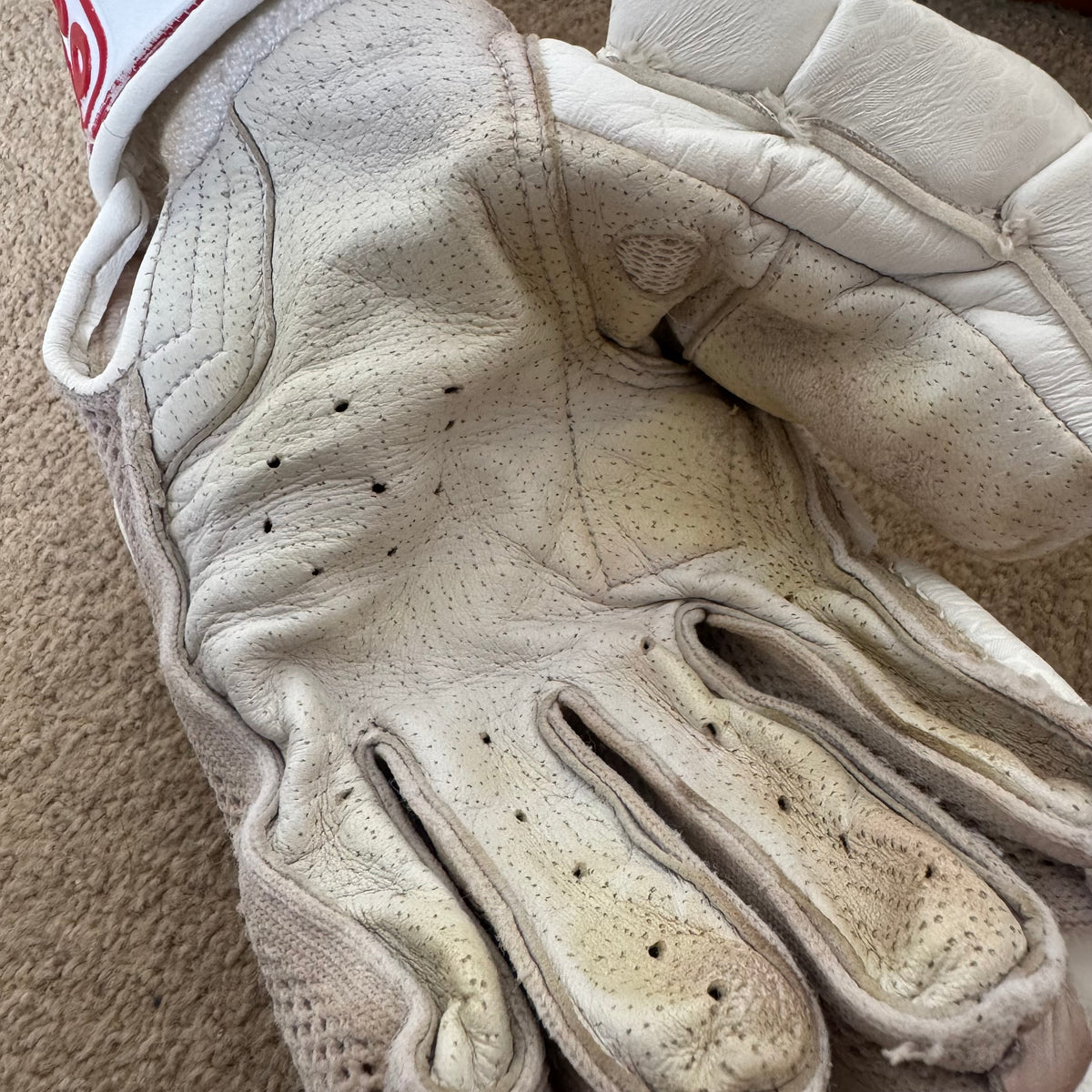 USED LH Men’s Older Design Batting Gloves Indian Made