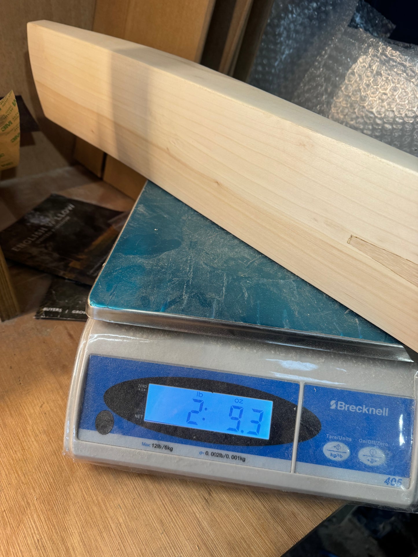 Players Grade, 3/4” SB, 2lbs 9.3oz Mid-Low Middle, OX29 Handmade #398