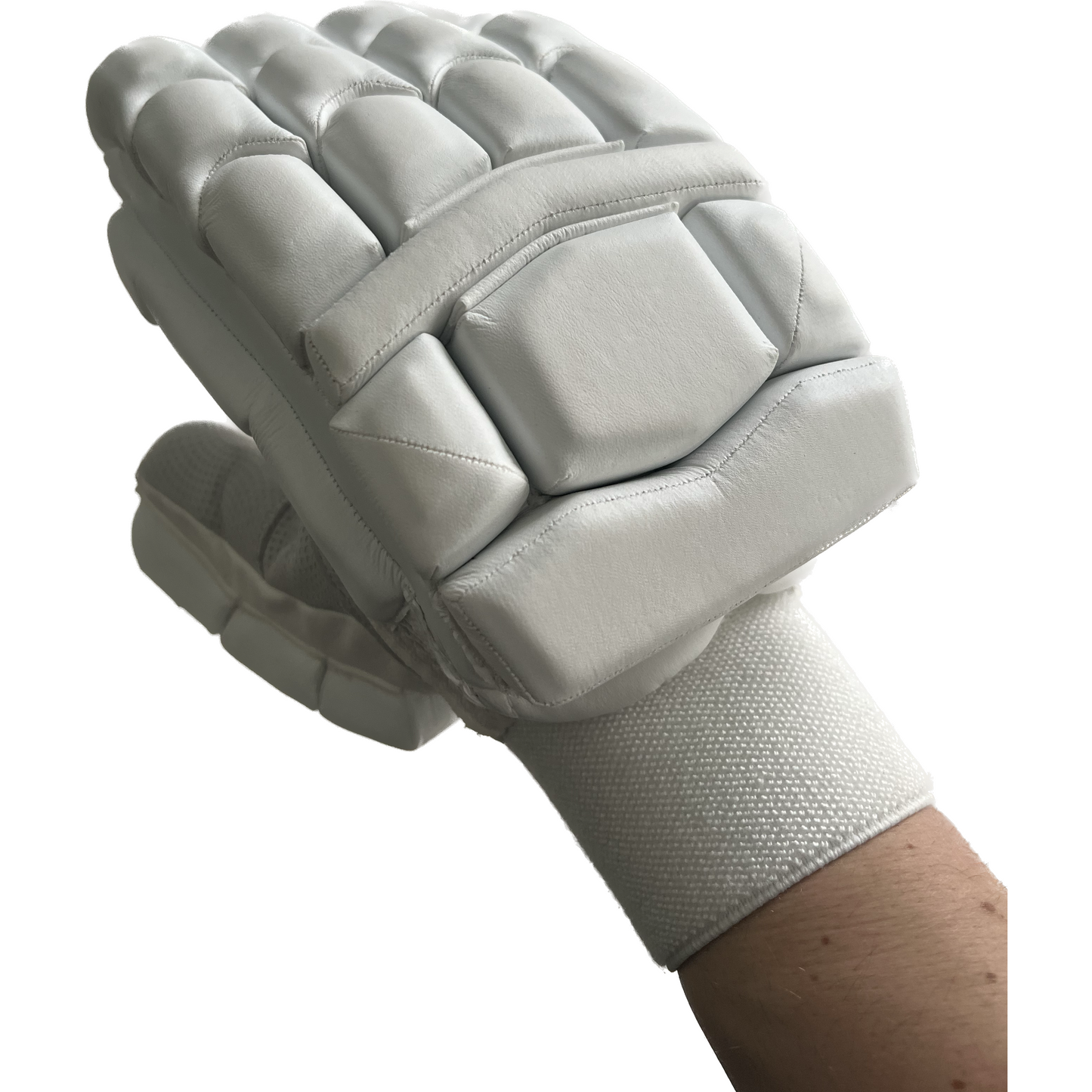 Unbranded / Blank Split Finger Cricket Batting Gloves, with Pittards Leather Palms