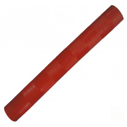 Red Enkay Rubber JUNIOR Size Chevron Cricket Bat Grip