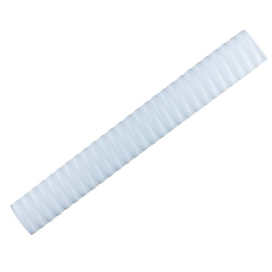 White Enkay Rubber Coil / Spiral Cricket Bat Grip