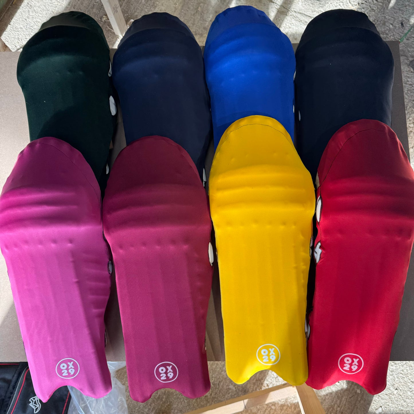 Adult Cricket Pad Sleeves in Multiple Colours