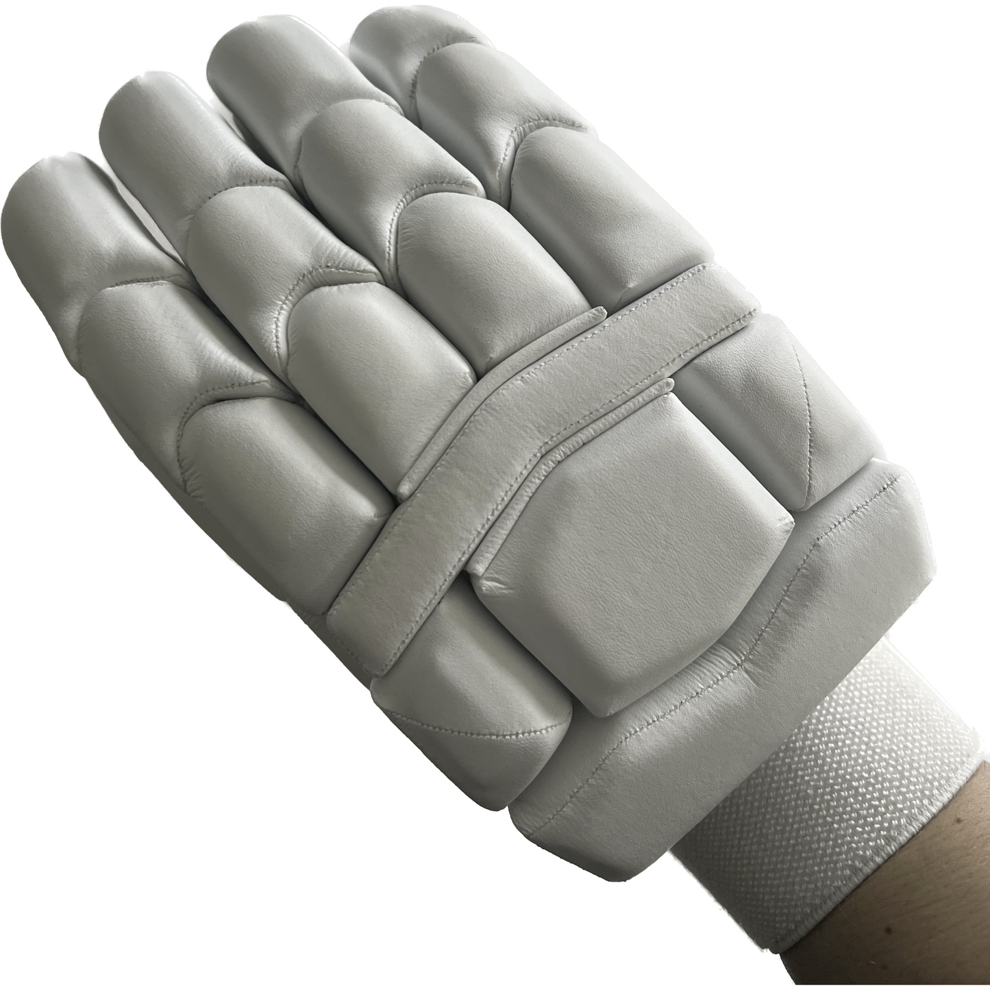 Unbranded / Blank Split Finger Cricket Batting Gloves, with Pittards Leather Palms