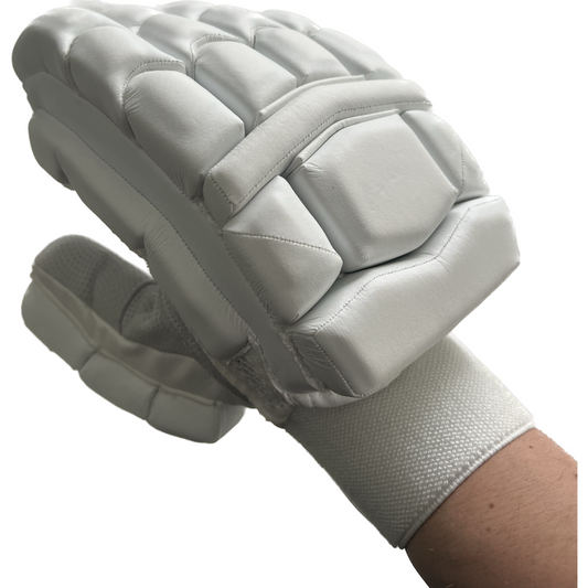 Unbranded / Blank Split Finger Cricket Batting Gloves, with Pittards Leather Palms