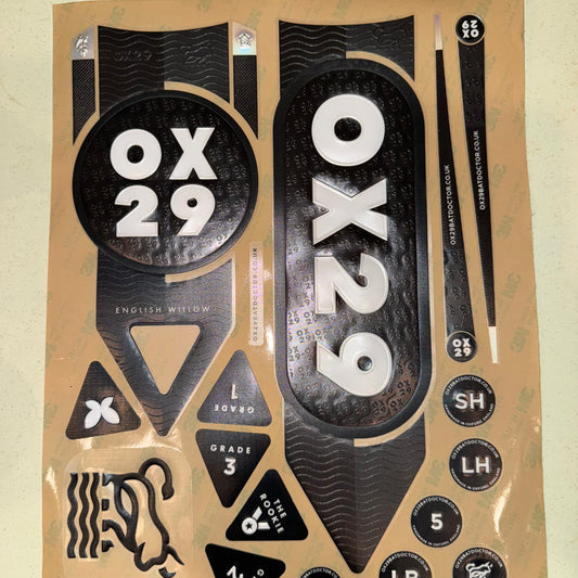 Night Hawk, Cricket Bat Stickers by OX29