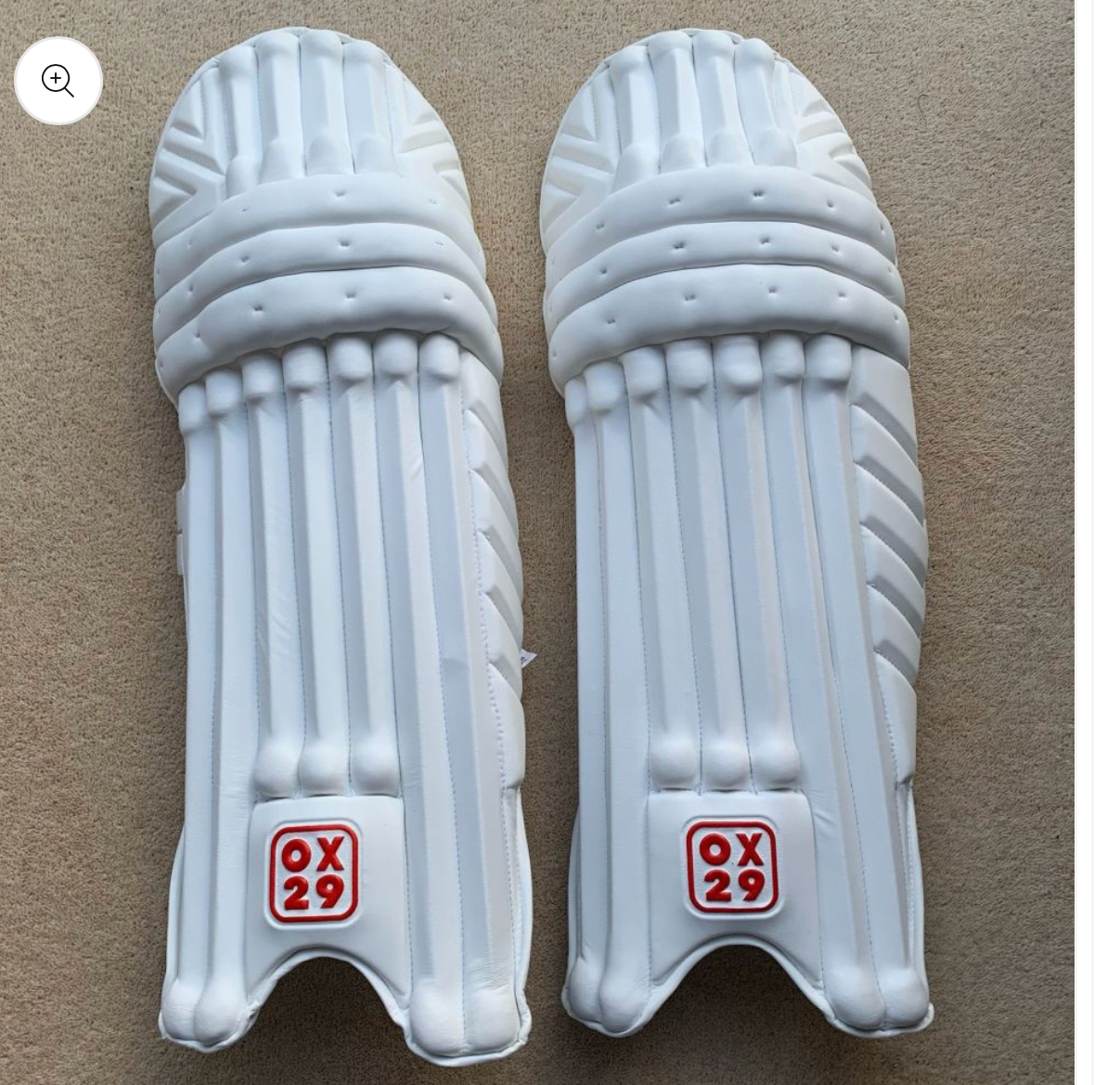 Youth Left Hand, Old style batting pads