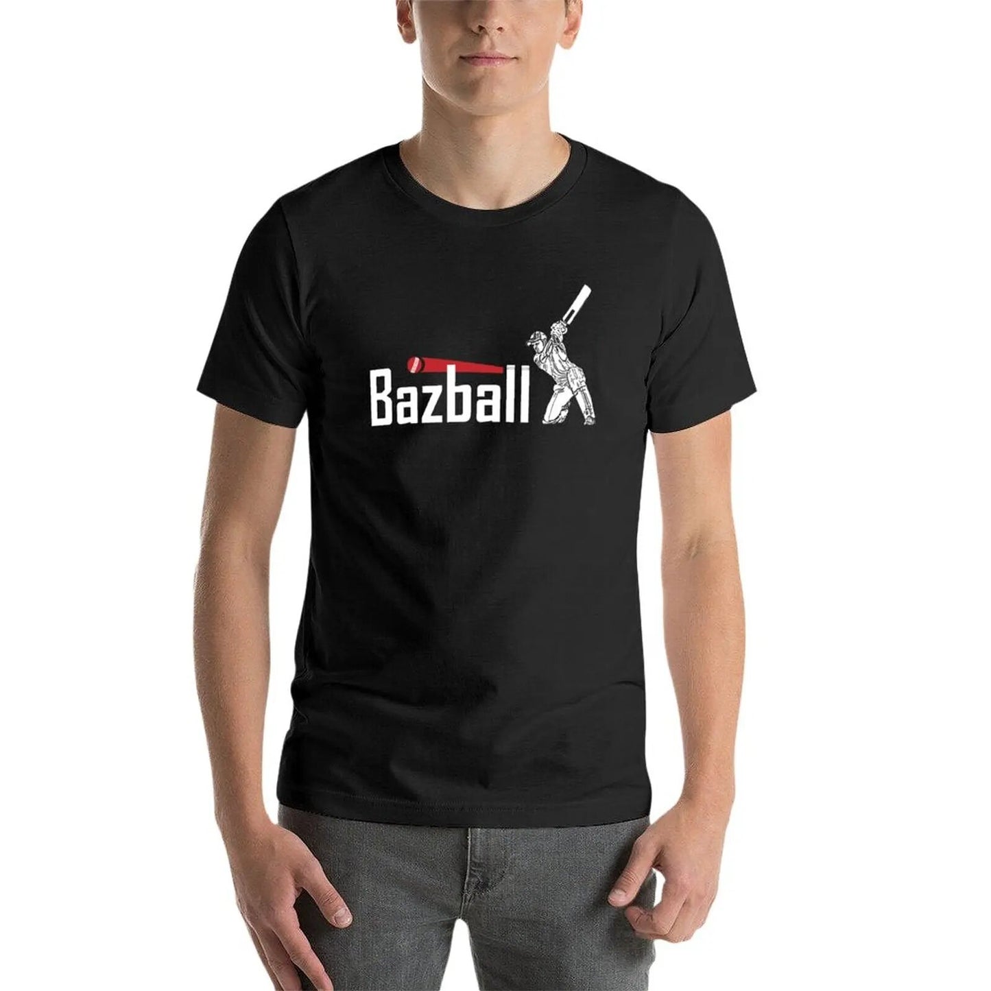 Bazball England Cricket T-Shirt for Men, Multiple Colours