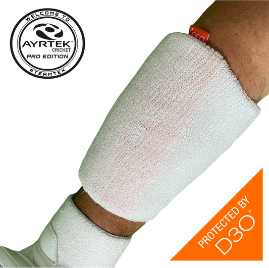 Ayrtek Hybrid PRO Sweatband- White Jumbo Size 5"
