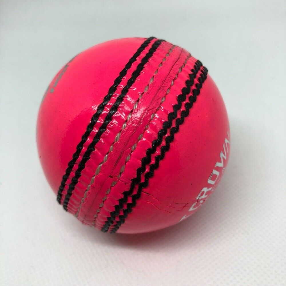 Men's Pink Test Crown Grade 'A' Cricket Ball 5 1/2 oz Cricket Ball